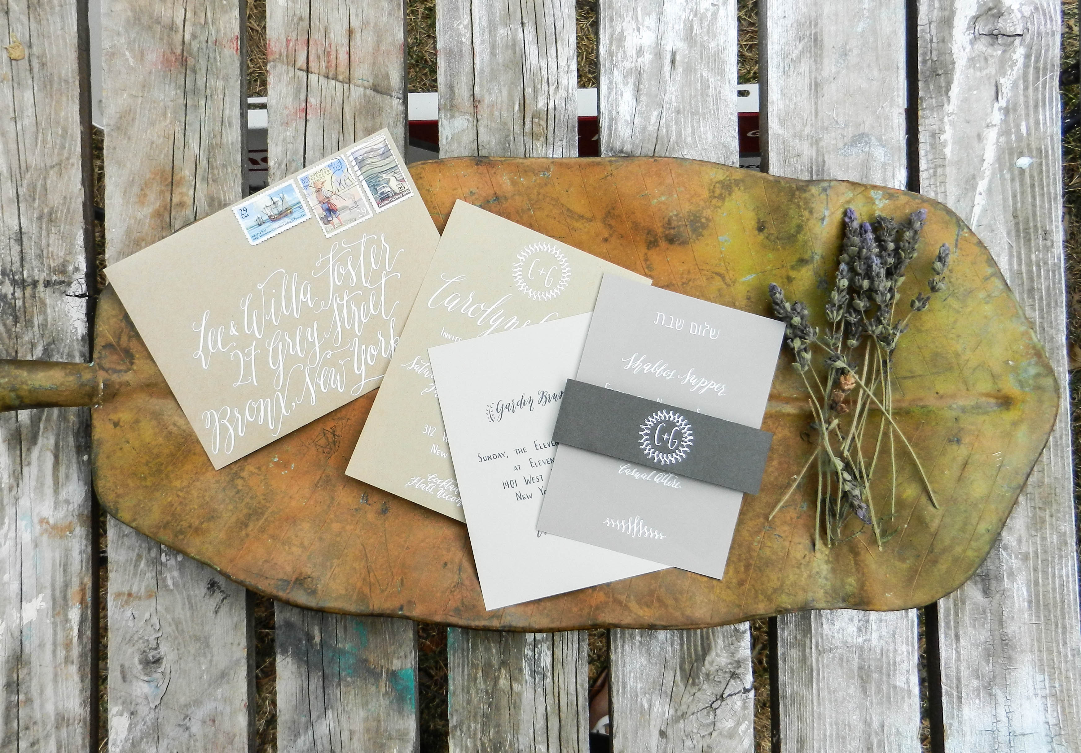 Handwritten Wedding Invitations | The Postman's Knock