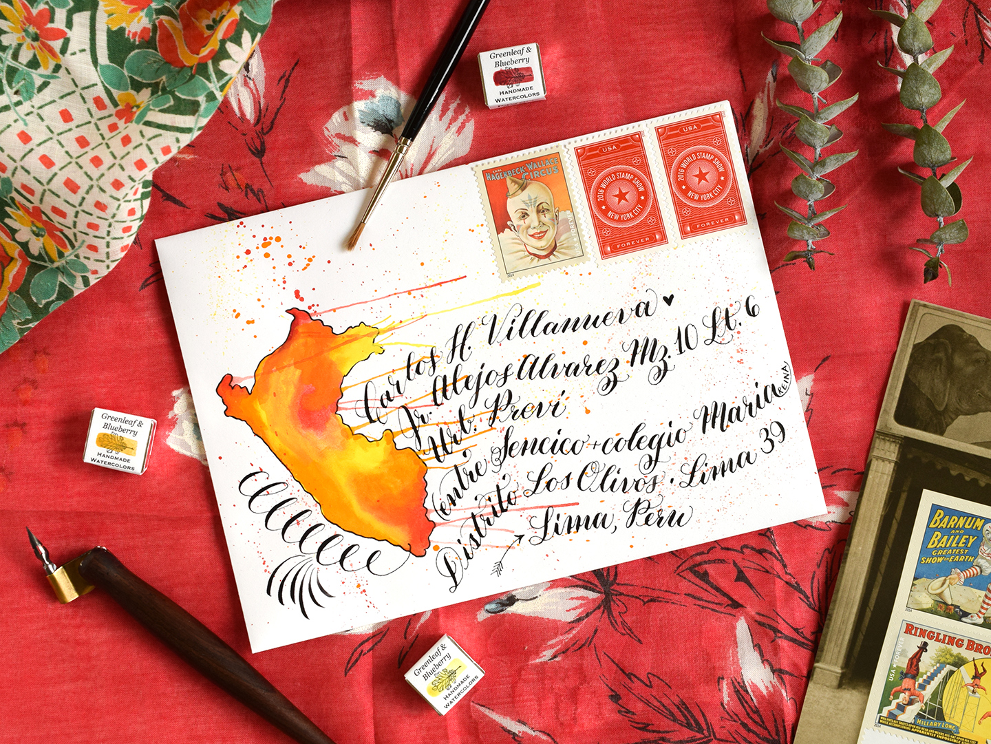 Three Decorated Envelopes Mini Tutorials | The Postman's Knock