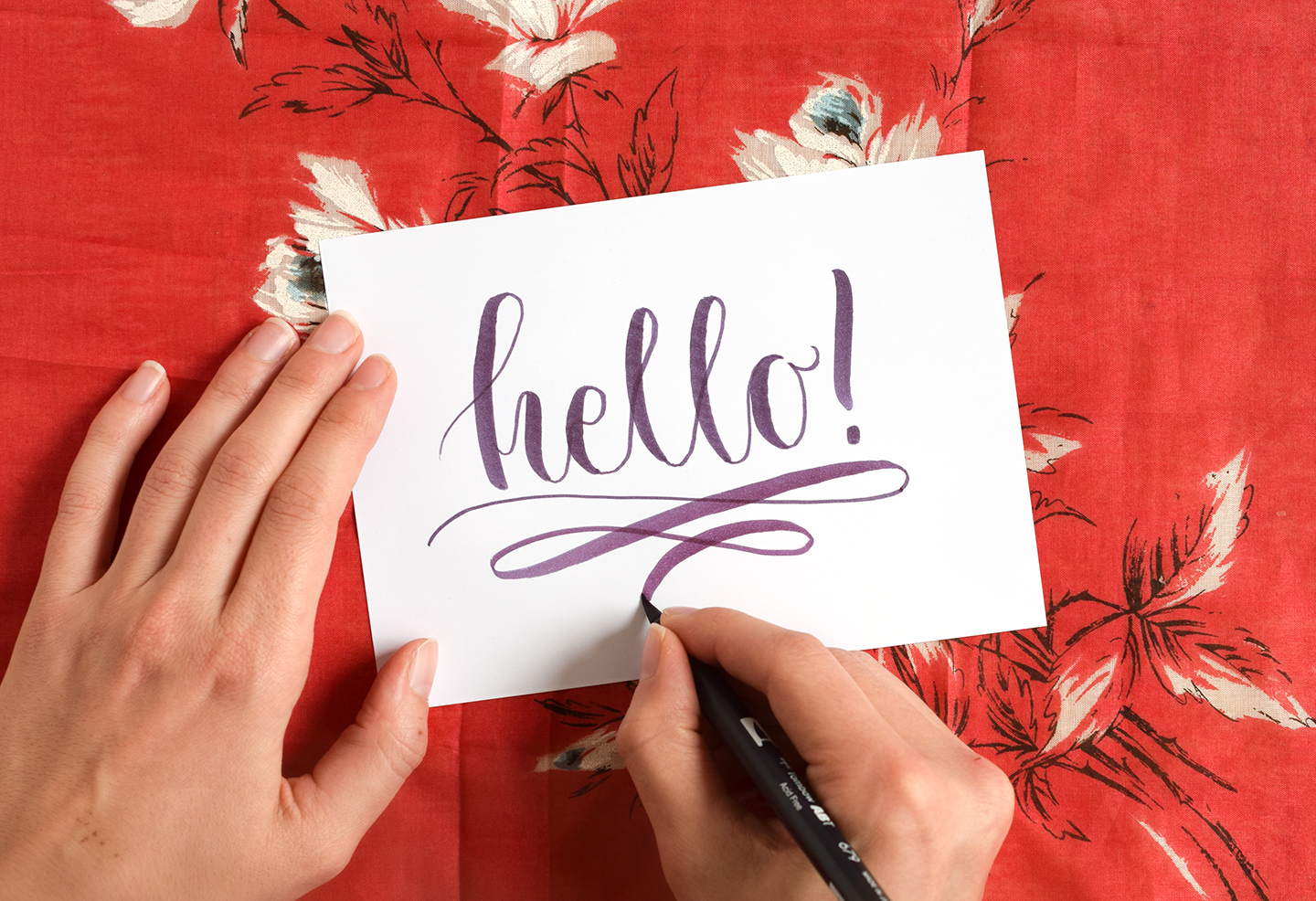 Three Simple Calligraphy Flourishes | The Postman's Knock