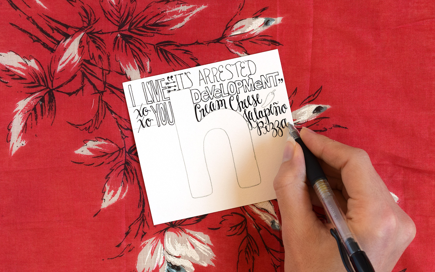 Simple Lettering Art Tutorial | The Postman's Knock