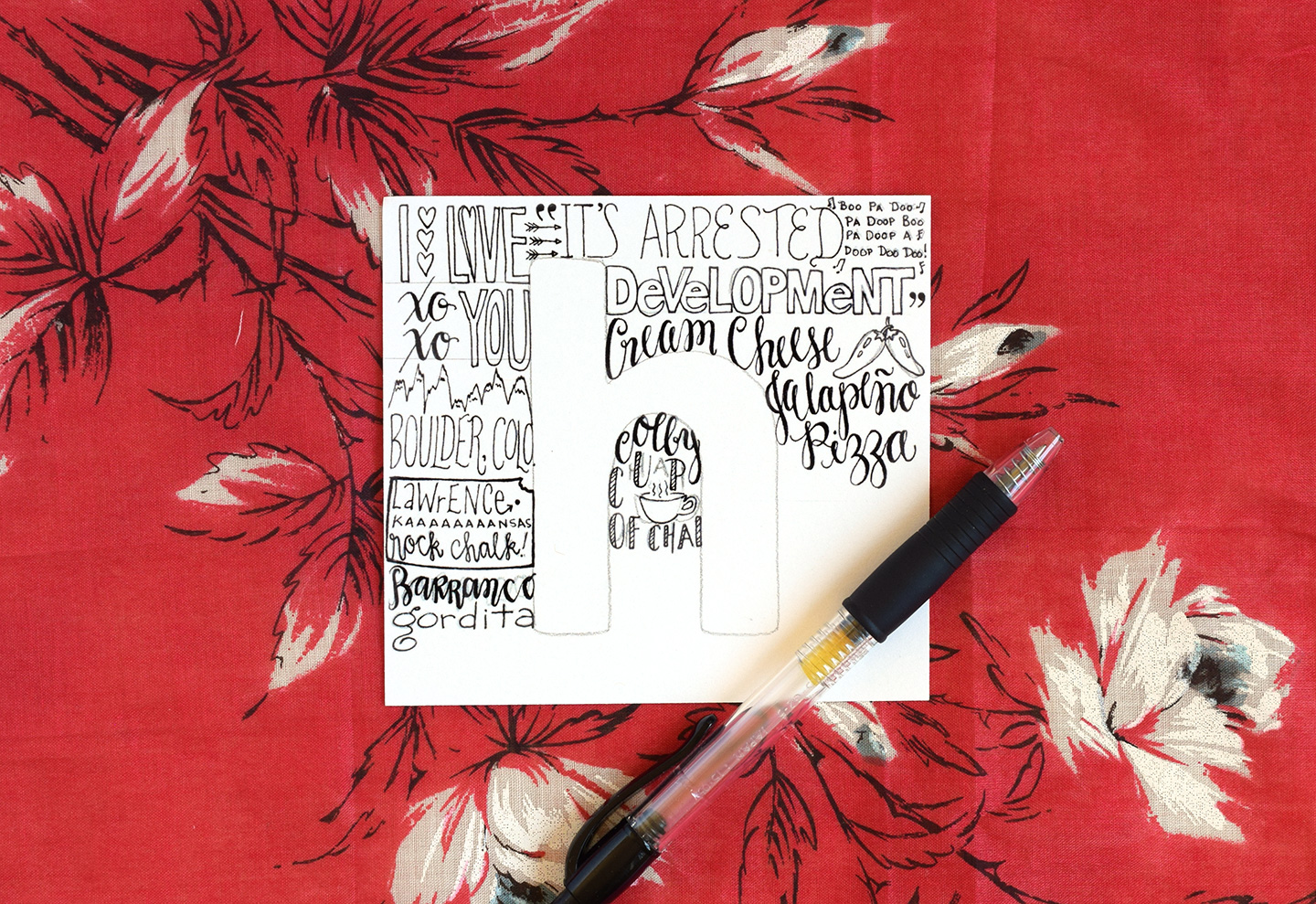 Simple Lettering Art Tutorial | The Postman's Knock