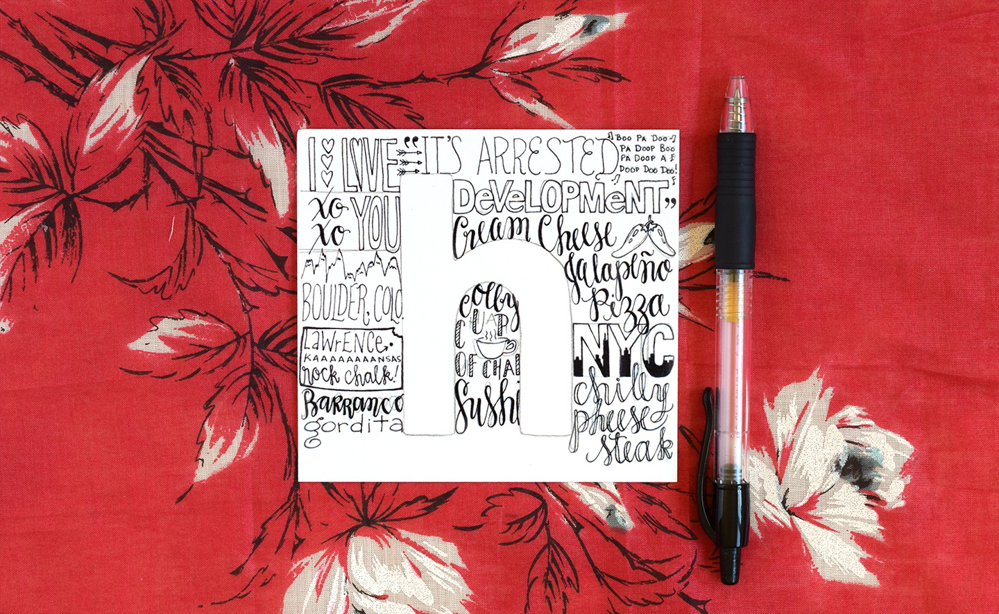 Simple Lettering Art Tutorial | The Postman's Knock