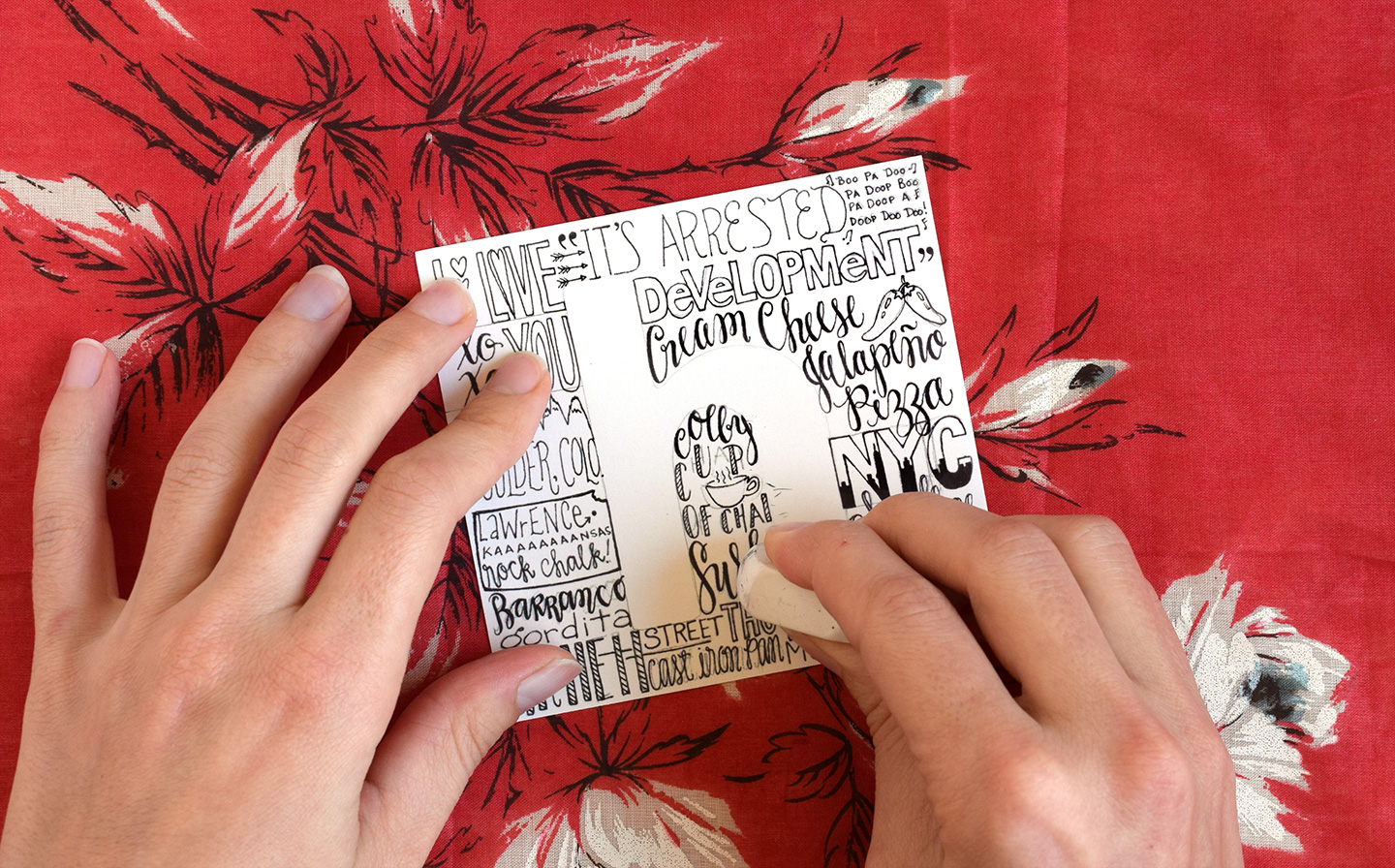 Simple Lettering Art Tutorial | The Postman's Knock