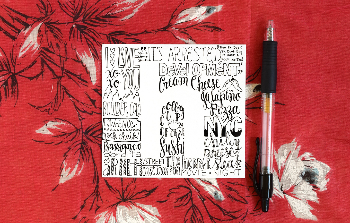 Simple Lettering Art Tutorial | The Postman's Knock