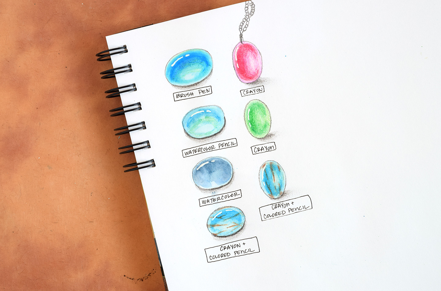 How to Draw Gemstones with Crayons | The Postman's Knock
