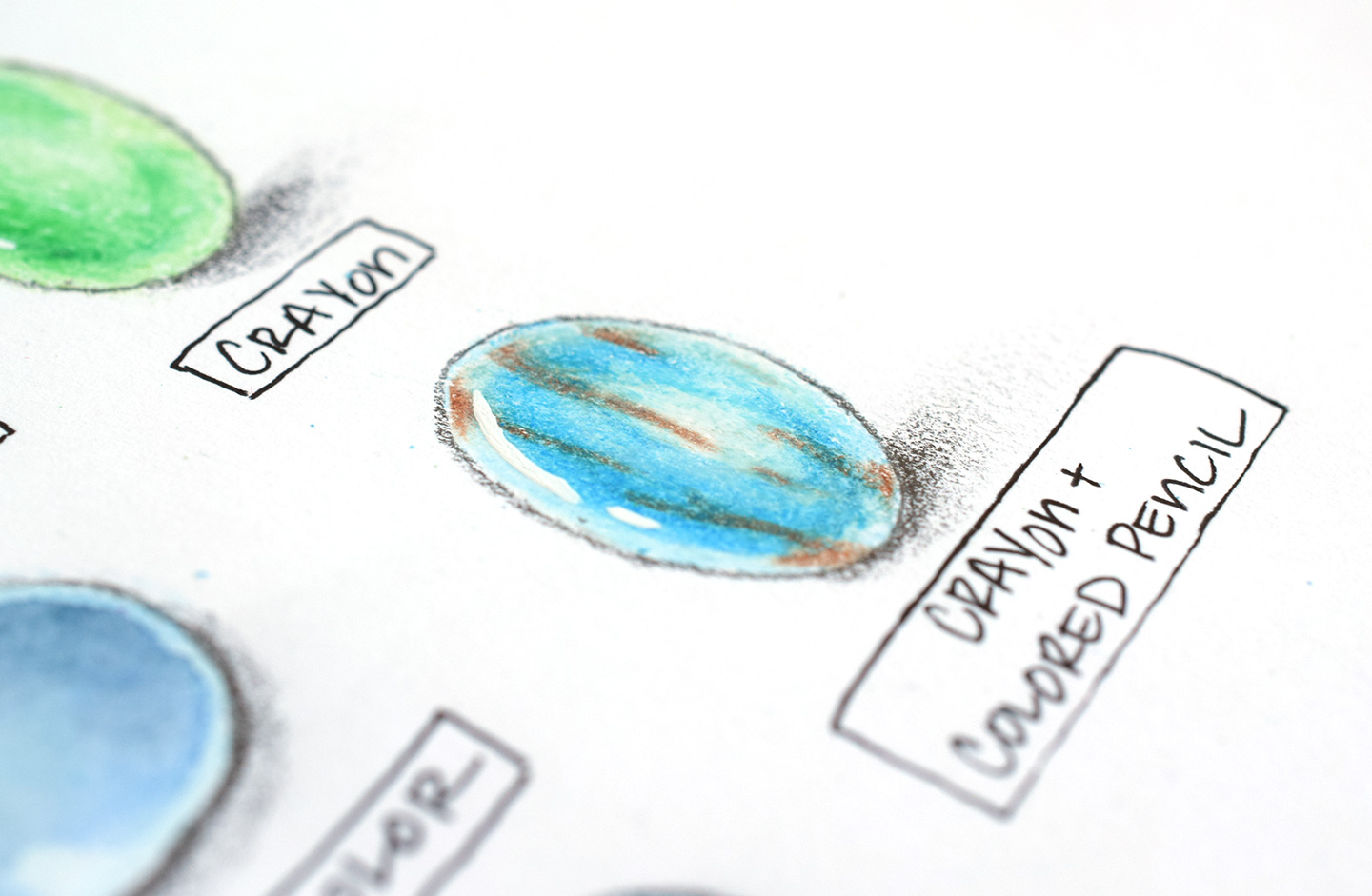How to Draw Gemstones with Crayons | The Postman's Knock