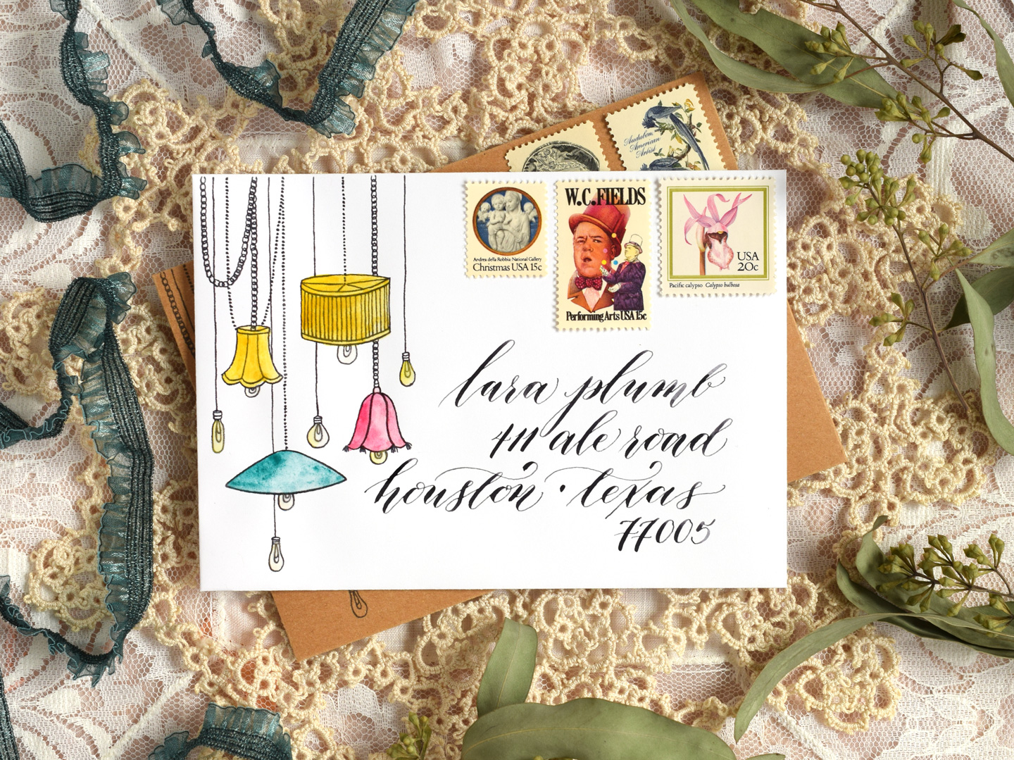 Luminous Printable Envelope Template | The Postman's Knock