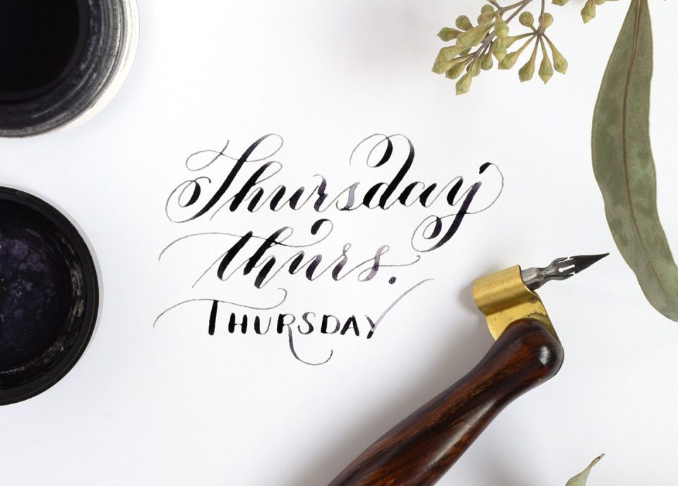 My Five Favorite Calligraphy Inks | The Postman's Knock
