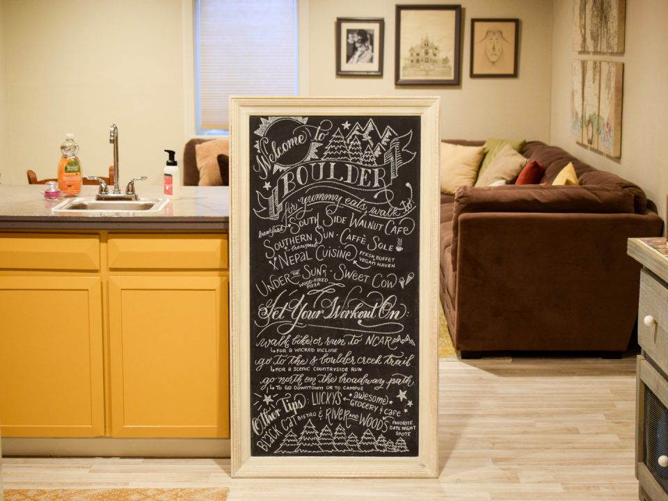 DIY Chalkboard Art Tutorial | The Postman's Knock