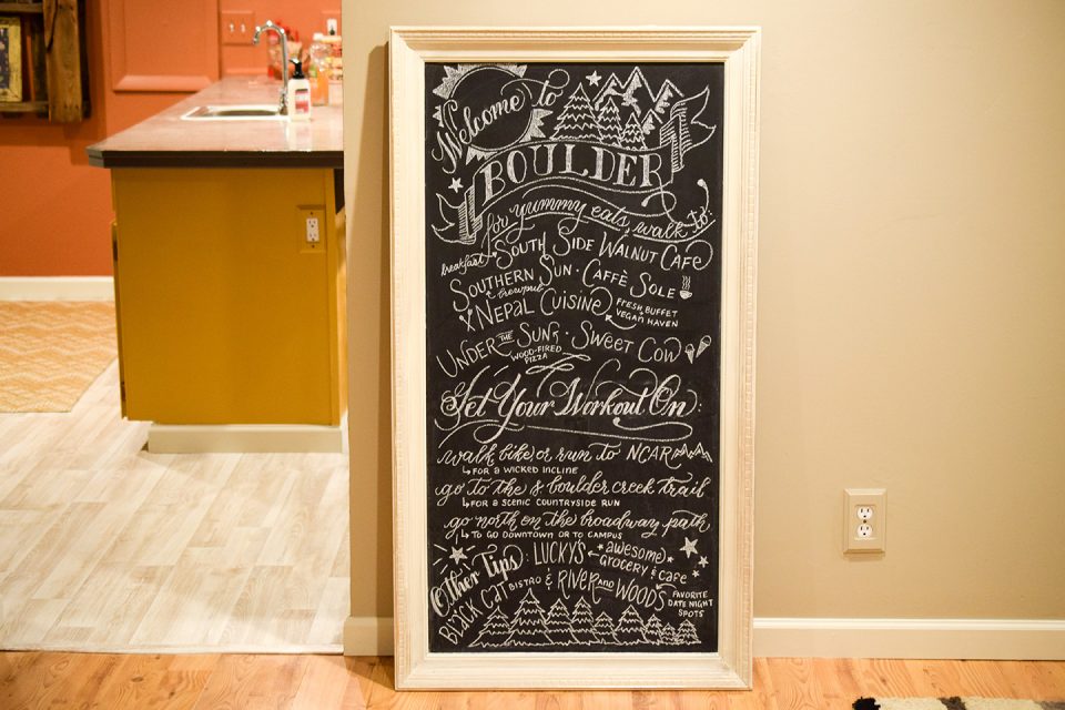 DIY Chalkboard Art Tutorial | The Postman's Knock