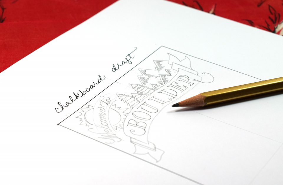 DIY Chalkboard Art Tutorial | The Postman's Knock
