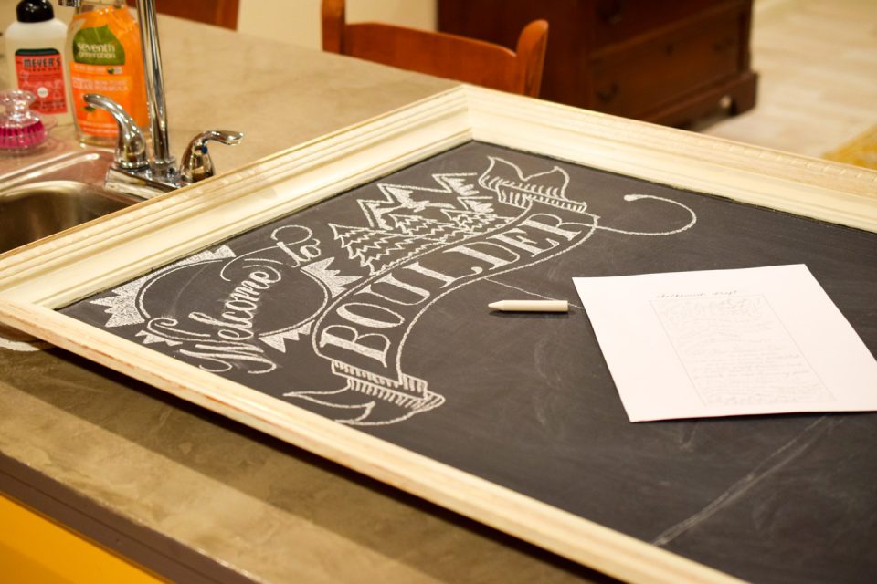DIY Chalkboard Art Tutorial | The Postman's Knock