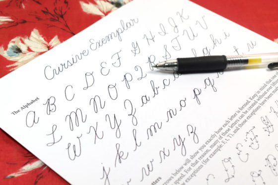 Learn Cursive Exemplar | The Postman's Knock