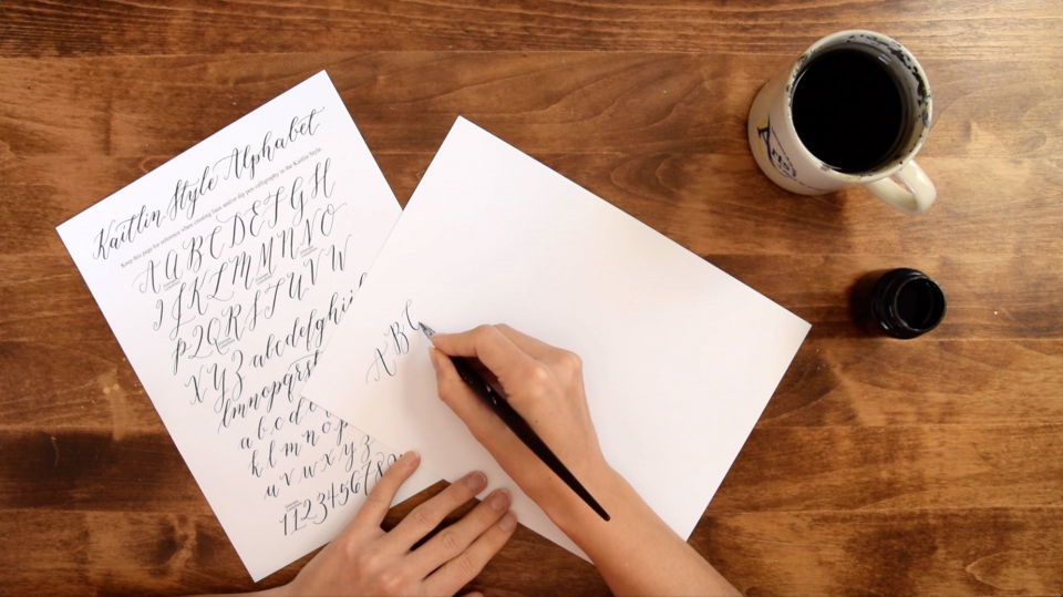Preview of Virtual Calligraphy Workshop | The Postman's Knock