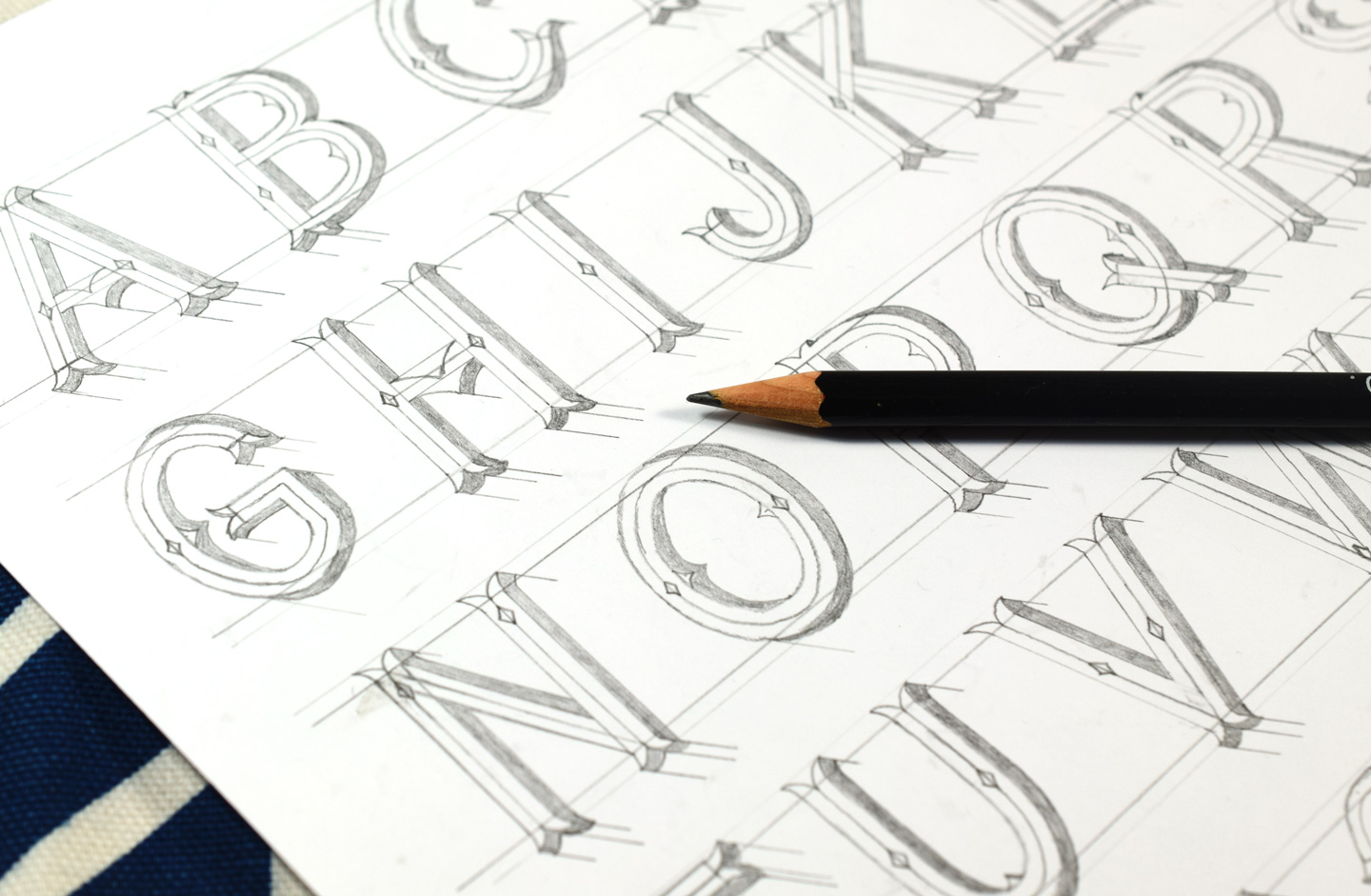 "Circus Lettering" Tutorial | The Postman's Knock