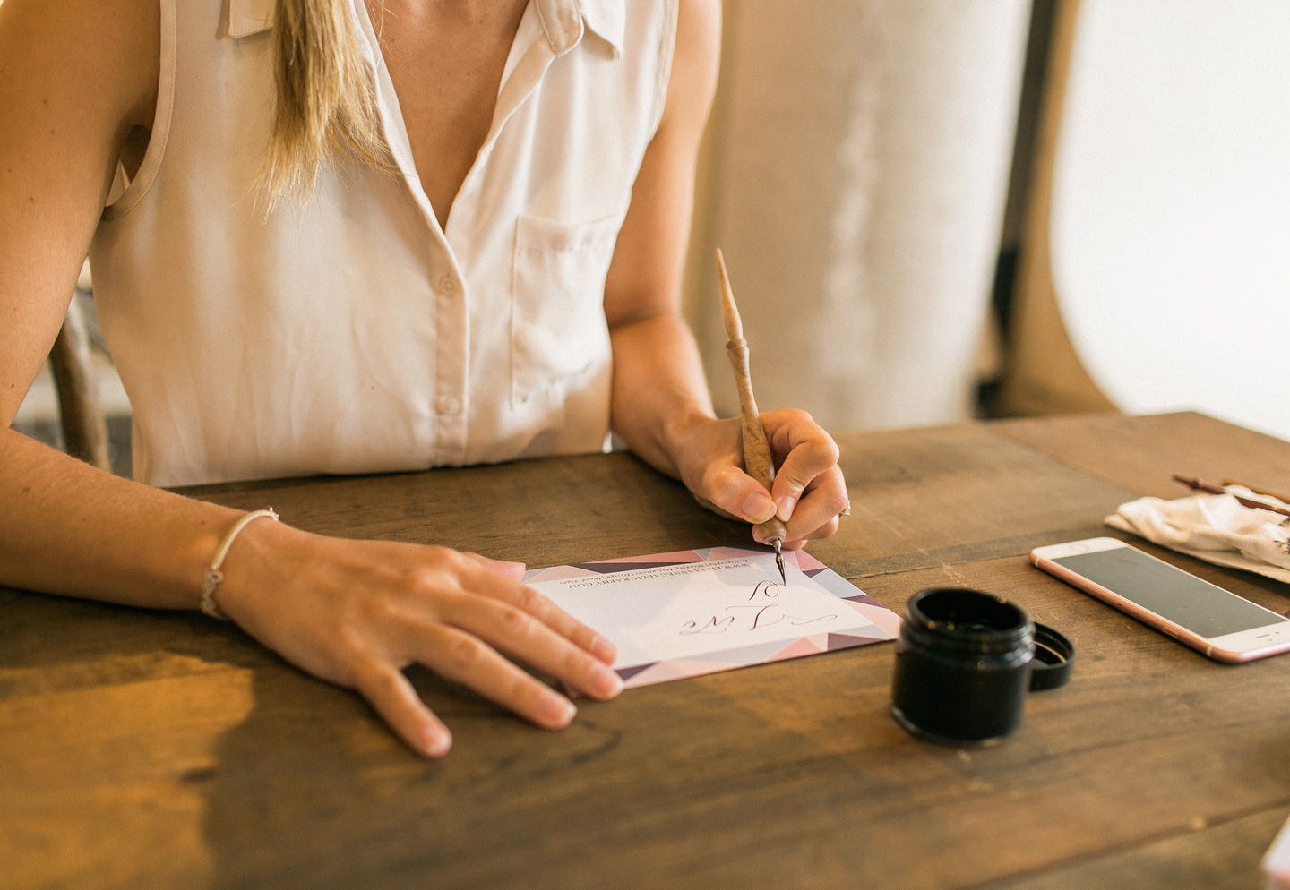 A Word on Left-Handed Calligraphy