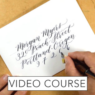 Kaitlin Style Calligraphy Video Course | The Postman's Knock