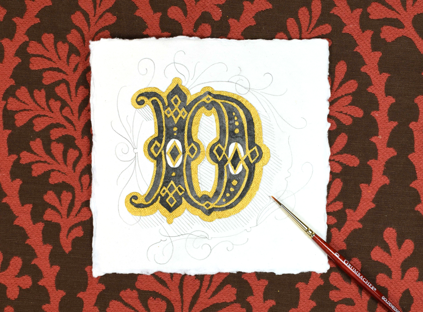 Adding Sepia Ink to a Letter | The Postman's Knoc