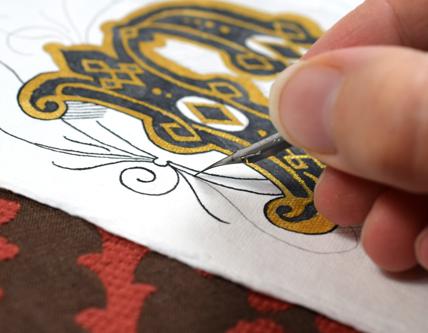 Tracing Over the Illuminated Letter