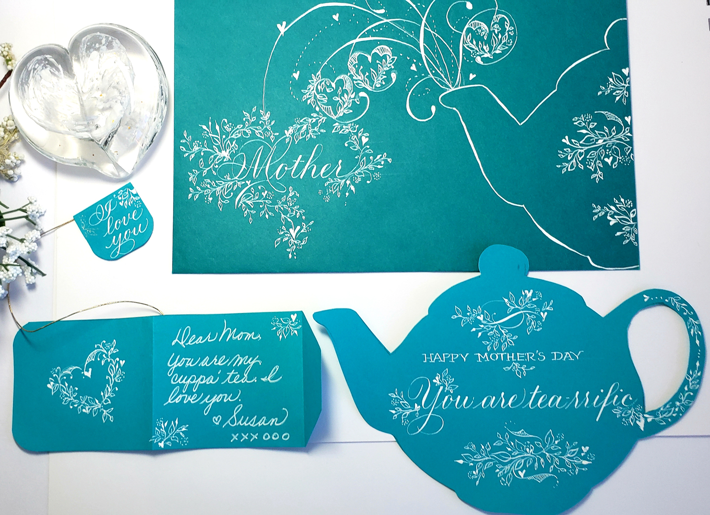 Teapot-Themed Mother's Day Card Tutorial by Phyllis Macaluso