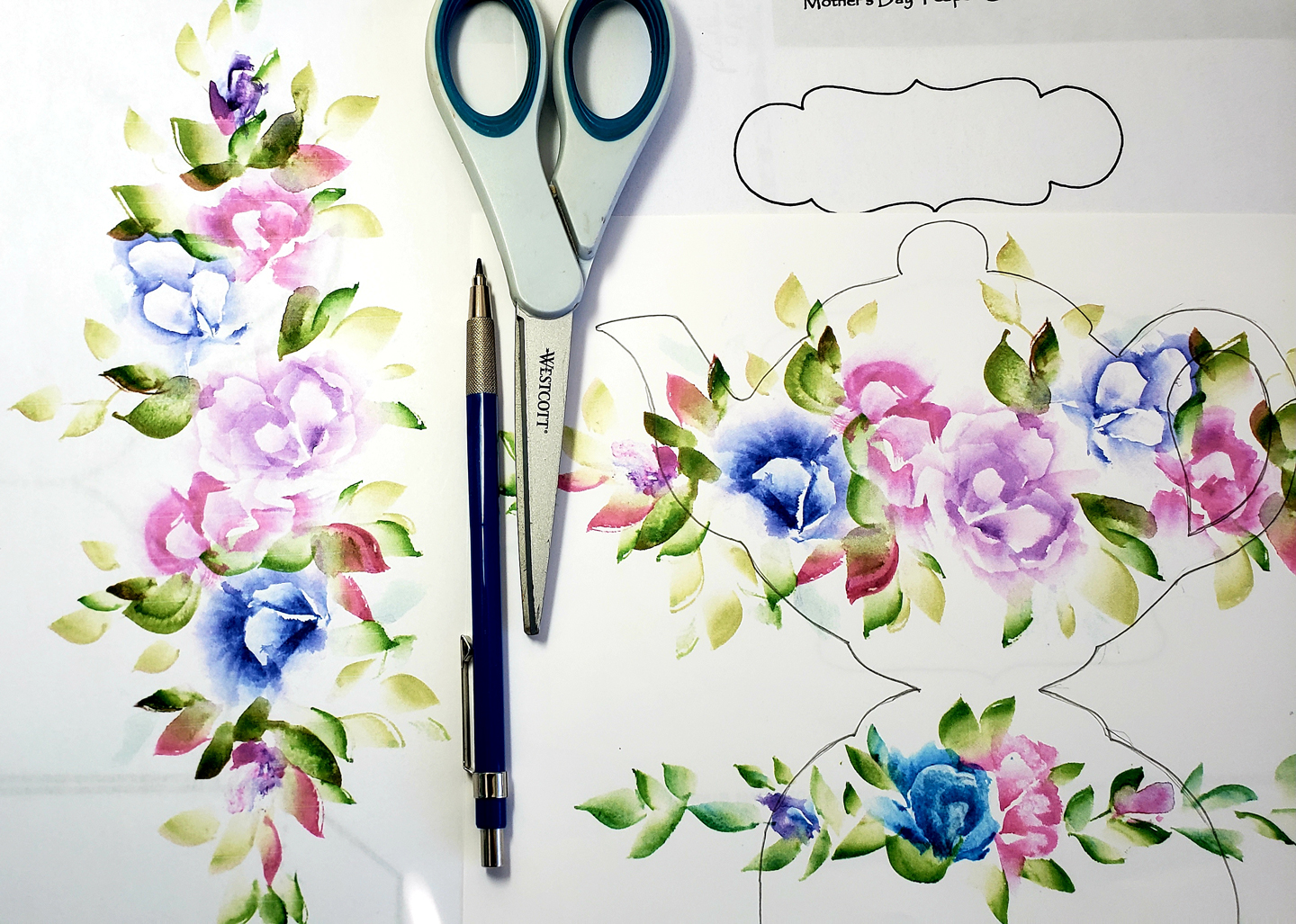 Teapot-Themed Mother's Day Card Tutorial by Phyllis Macaluso 