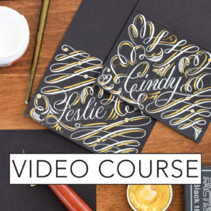 Intermediate Modern Calligraphy Online Course