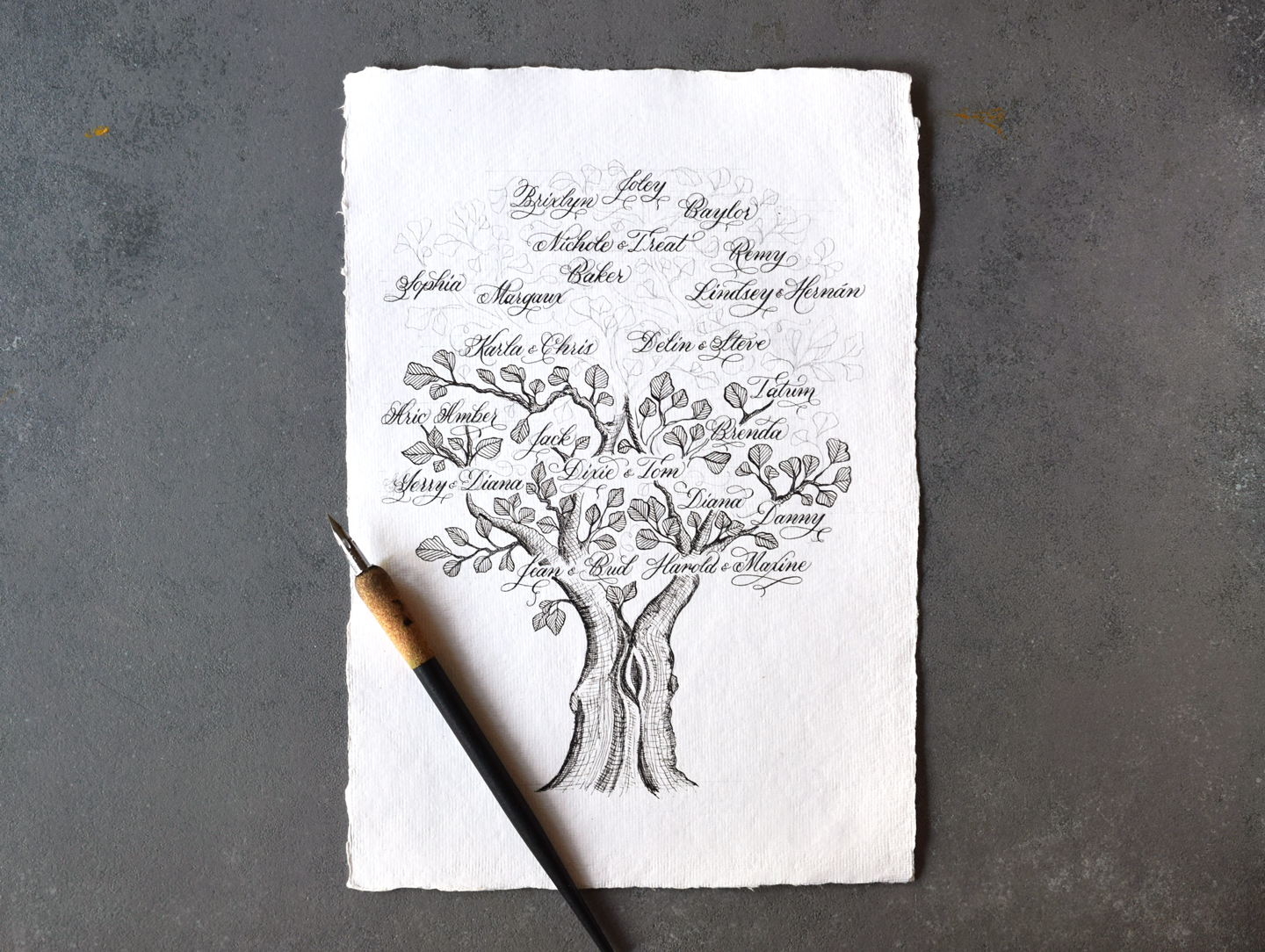 Adding Leaves to the Calligraphy Family Tree 