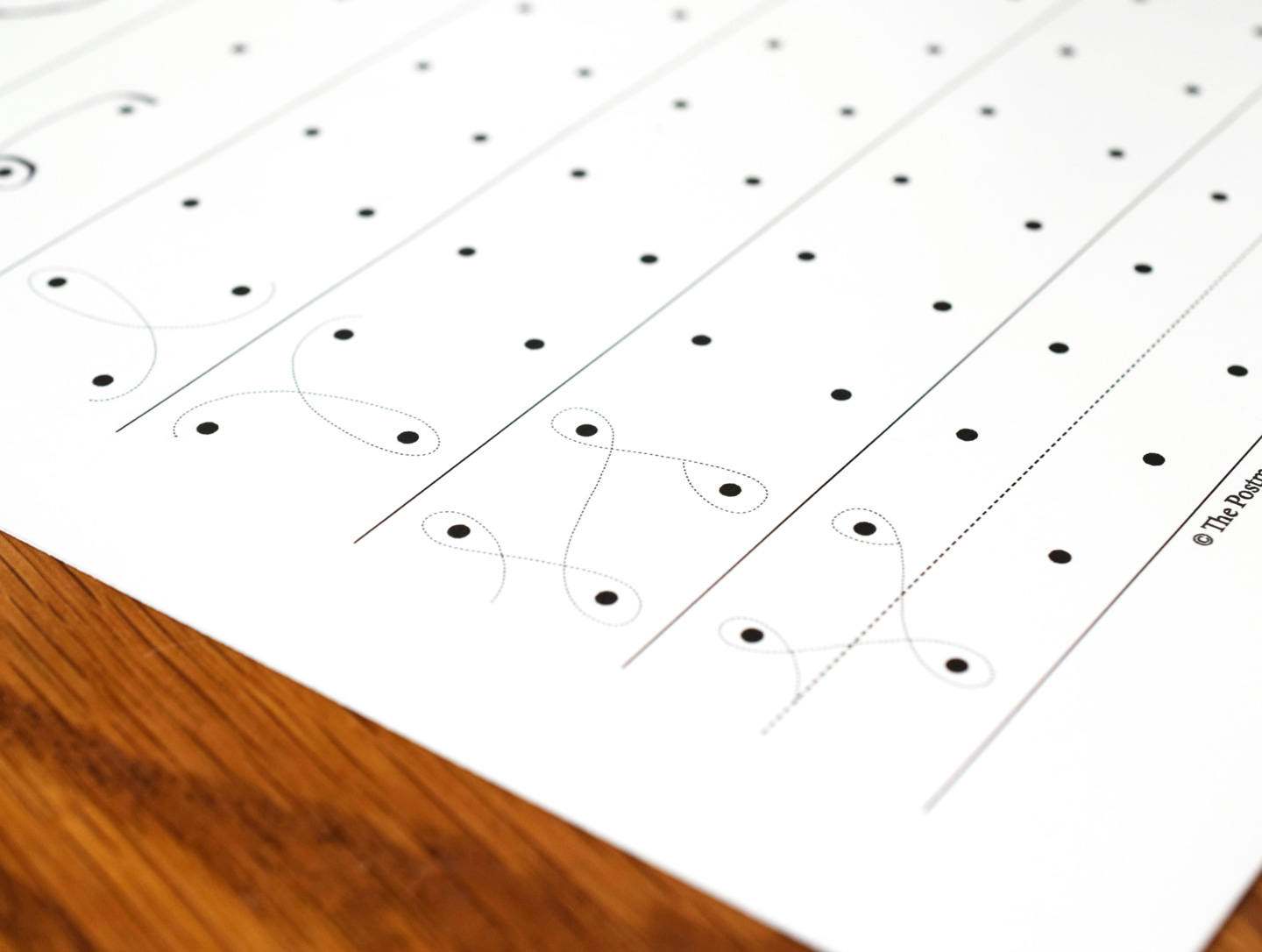 Calligraphy Dot Drills