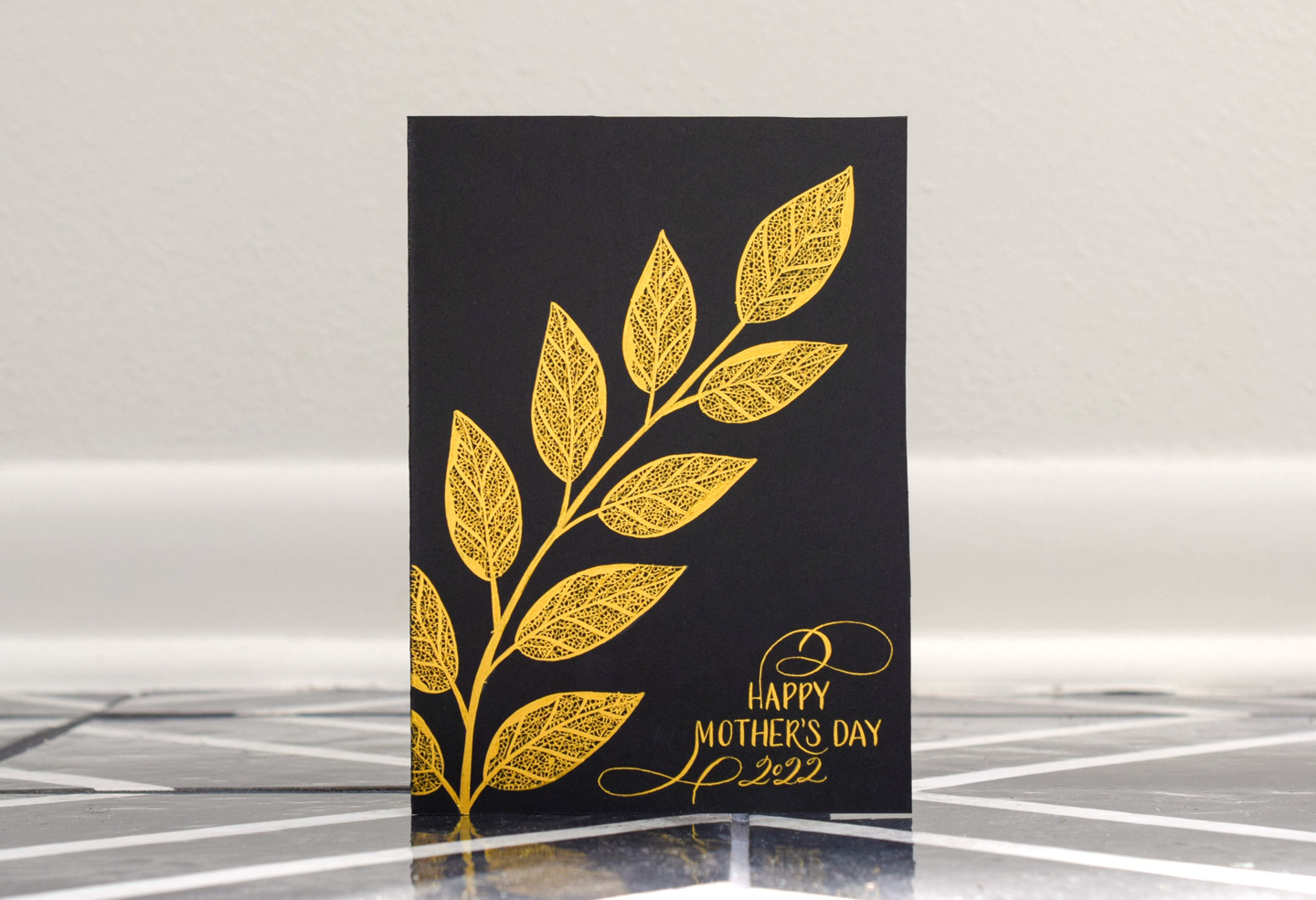 DIY Mother’s Day Card Tutorial: Fabulous Filigree Leaves