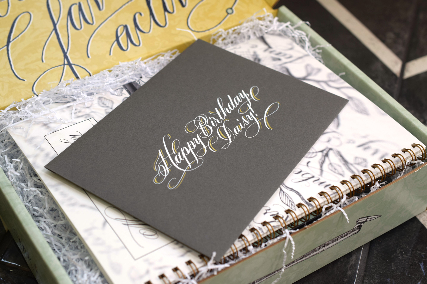 How to Make a Calligraphy Happy Birthday Envelope