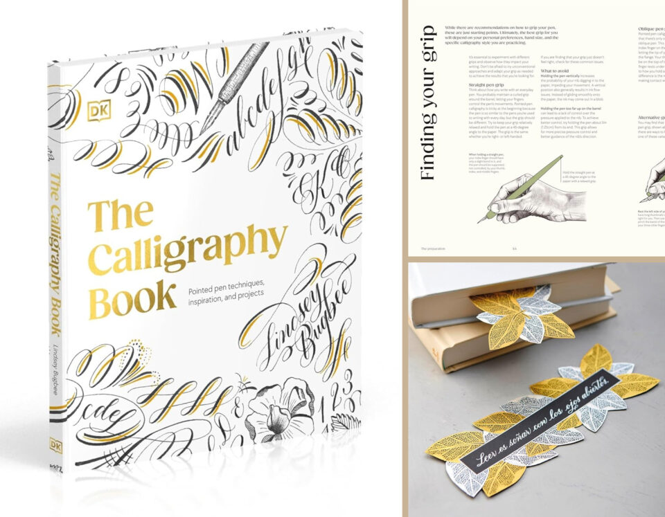 Lindsey Bugbee's hard cover volume "The Calligraphy Book"